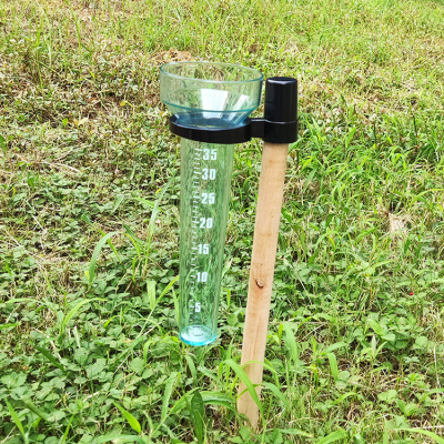 35mm High Quality Plastic Rain Gauge Precision Meter Plastic Outdoor Rain Gauge