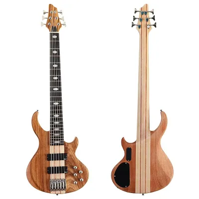 43-Inch  Professional Performance Electric Bass Guitar Walnut Rosewood Maple Spruce 6-String and 5-String Acoustic