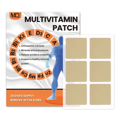 New Trend Transdermal Multi- Vitamins B12 Patches Vitamins Supplement 30 Patches/Bag Update Ingredients