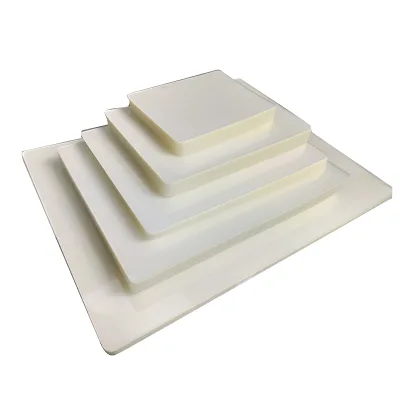 Waterproof Food Grade Transparent Thermal Stretch Film Laminating Sheets Premium Pouches for ID Card Photo Document Lamination