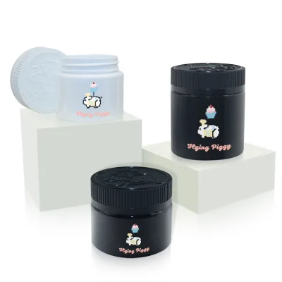 Hot Sale Resealable Herb Packaging Pill Bottle Smell ChildProof Containers Child Resistant Plastic Jar