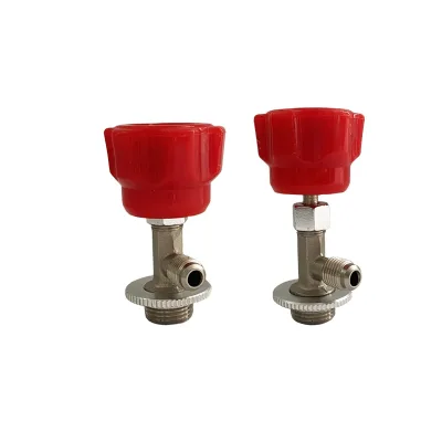 Can Tap Valve Hand Valve Refrigerant Bottle Opener for R134 Brass Materials Bottle Opener Connection1/4sae