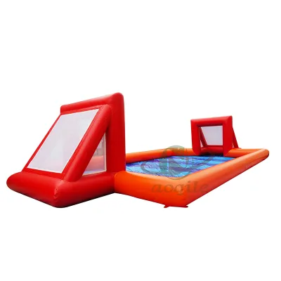 Aoqile High-quality Inflatable Football Field for Water Sports and Entertainment Events