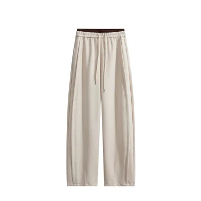 High Quality Factory Wholesale Custom Logo Full Length Open Bottom Elastic Waist Casual Sweatpants Lounge Pants for Women