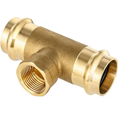 (Pack 5) for 3/4 In. Copper Press Fitting X 3/4 In. Copper Press X 1/2 In. Female NPT Tee Portable Water Fittings Model