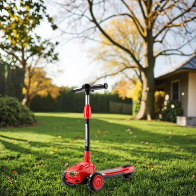 High Quality Kids' Pedal Scooters Wholesale One-Button Folding and Storage Widened and Thickened Rear Wheels