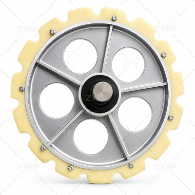 Stainless Steel Core PU Sprocket, Sanitary Conveyor Gear Accessory for Chicken Slaughter Production Lin