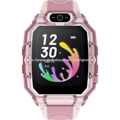 Custom Kid Smart Watch 4G SIM Card GPS Wifi LBS Location Rotation Camera Video Call SOS Smartwatch for Children