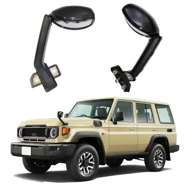 LHD/RHD Side Engine Hood Sand Board Rearview Mirror for Toyota Land Cruiser 70 Series LC76 LC70 LC71 LC79 2024 Accessories