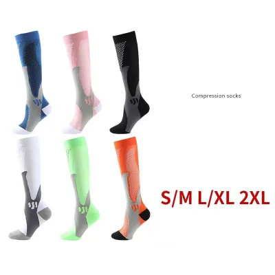 HWC-0006#Wholesale Compression Calf Socks Stretch Sports Long Leg Socks Custom Compression Calf Socks Sleeve