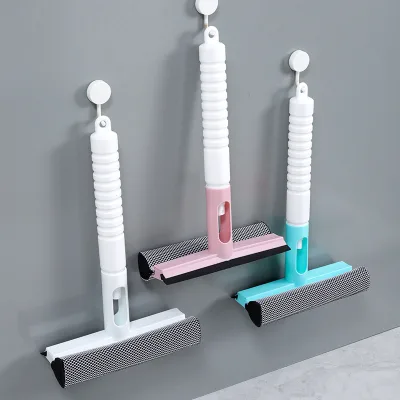 Window Cleaner With Sponge and Rubber Glass Wiper Spray Window Cleaner Window Squeegee