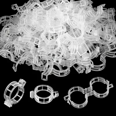 100pcs/bag Vegetables Fixing Clips to Prevent Bending Support Clamp Green Plant  Reinforcement Clips