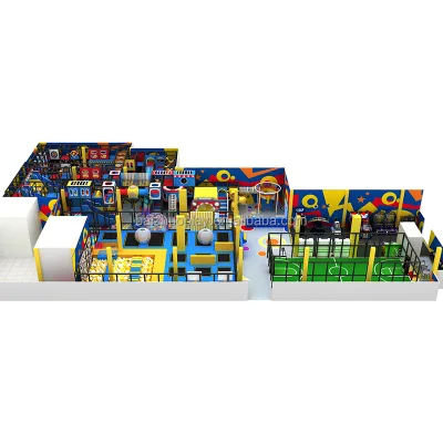 Commercial Custom Trampoline Park Children Indoor Soft Playground Equipment China Manufacturer ASTM Standard Factory for Sale