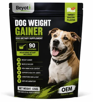OEM Pet Supplements Weight Gain Chews Dog Muscle Gain Tablets Promote Growth Reduce Muscle Loss in Aging Dogs