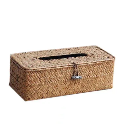 Seagrass Changing Basket Napkin Box Storage Tissue Box