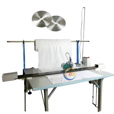 Automatic Track Cloth Fabric Roller Blinds End Cutter Table Machine Straight Rail Fabric Cutting Machine