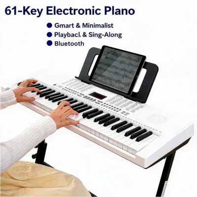 Factory Wholesale BD-683B 61-Key Electronic Keyboard Organ Touch Sensitive Keys Portable Built-In Speaker Lightweight Musical
