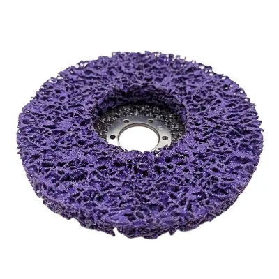 OEM 125mm Abrasive Strip Disc Medium Hardness Cleaning Wheel for Paint Rust Removal on Metal/Wood
