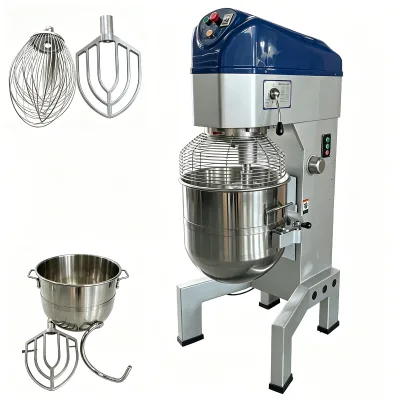 Hot Sale 60L 80L  Commercial Dough Whiskers Egg Beater Machine 3 Speed Adjustable Bakery Cream Mixing Equipment