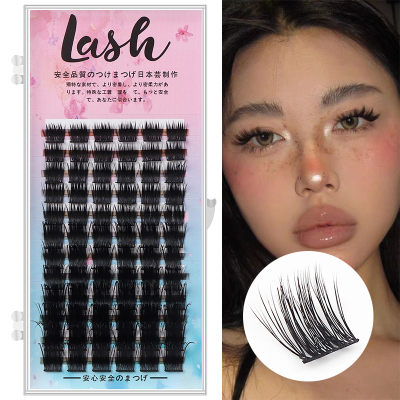 Cluster Lashes Wholesale Qingdao Faux Mink Fur Lashes Nesura Segmented Eyelash Best Eyelashes Accepted Natural Lashes