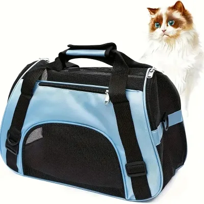 Portable Breathable Mesh Dog Cat Puppy Carrier Bag Puppy Travel Pet Bag for Outdoor