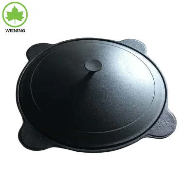 Oil Plant Cast Iron Round Deep Russia Casserole Kazan Cooking Pot