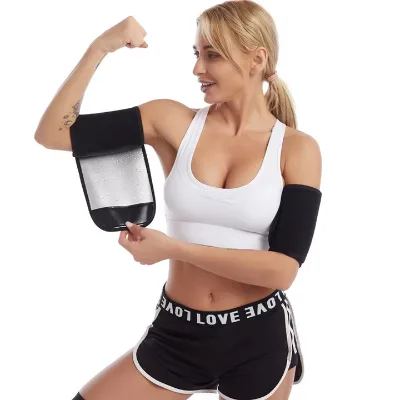 Custom logo Workout Fitness Protecter Arm Slimmer Shaper Trimmers Sauna Sweat Band for Women