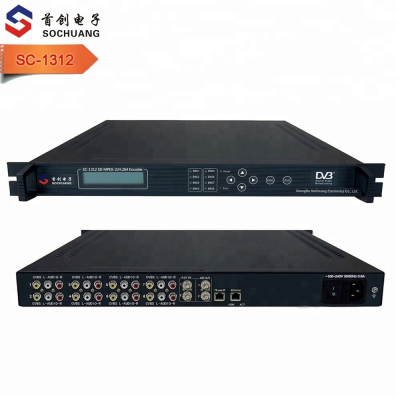 1311 4in1 Mpeg-2 Mpeg-4 AV SD Encoder (4AV/RCA+1ASI In,ASI+IP/UDP Out)