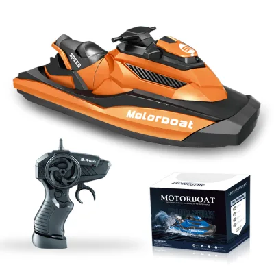 ITTL 2.4G 1:47 Scale Remote Control Boat Motorboat Plastic Toy Rc Boat