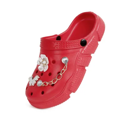 Women's Comfortable Thick-Soled Breathable EVA Upper Deodorizing Clogs Mules Beach Shoes for All Seasons Outdoor Seaside Holiday