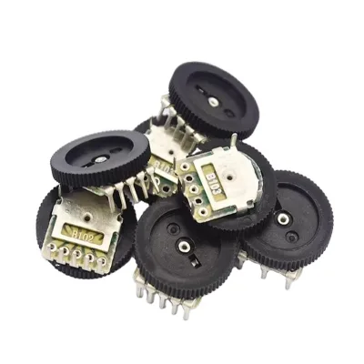 DB-1001G Series Factory Supply Super Thin Dial Potentiometer Thumbwheel Potentiometer