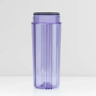 Hot 10-inch Type B Electric Water Filter Housing Blue Transparent Food Grade PP for RO Reverse Osmosis Household Use