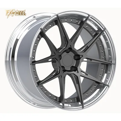 FXWHEEL Customized Star-Matrix Forged Alloy Wheel Gloss Edge 17-26Inch 5x112 5x130 Fit MercedesS-Class Audi RS7 Porsche Panamera