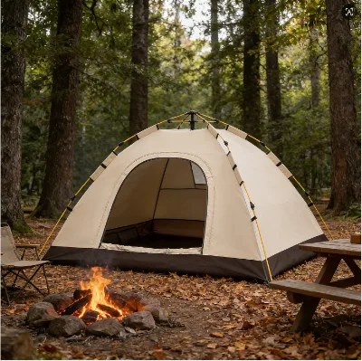 Lightweight Portable Tent Outdoor with Compression Sack for Backpacking