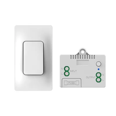 Zigbee or Wifi RF Wireless Remote Switch Battery-Free Self-Powered Wall-Mounted IP44 Rated Home & Office Use
