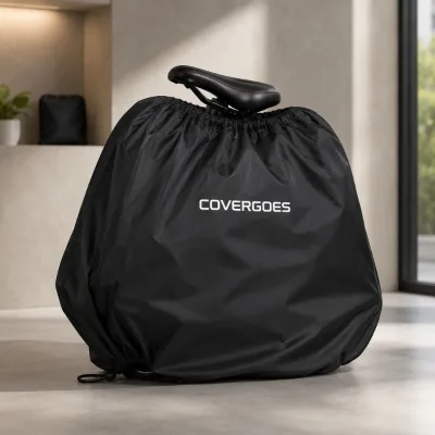 Durable Dustproof Portable Folding Bicycle Cover Keeps Compact Bikes Clean for Campus Rental Service Programs
