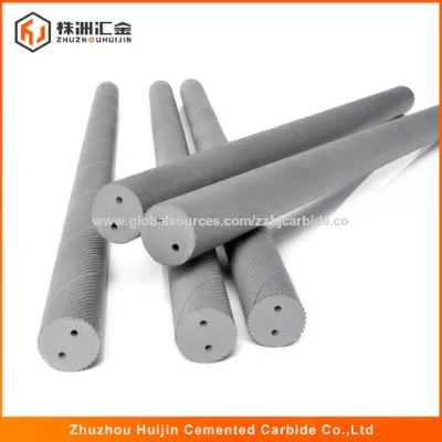 Cemented Carbide Rod with Double Coolant Holes