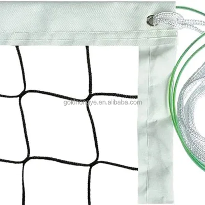 All Weather Anti Aging Double Stitched Seam Volleyball Net for Rooftop Garden Community Center Volleyball Net