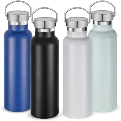FAYREN Insulated Stainless Steel Double Wall 20 Oz Sport Water Bottle with Lid Reusable Flask for Outdoor Use Cold Hot Retention