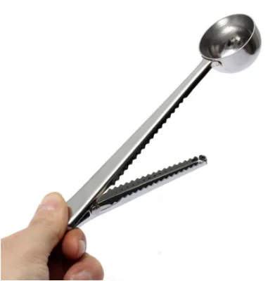 Stainless Steel Coffee Spoon Coffee Accessories Coffee Spoon with Clip