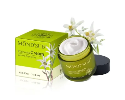 Private Label Edelweiss Best Facial Moisturizer Cream Beauty Skin Whitening Face Cream