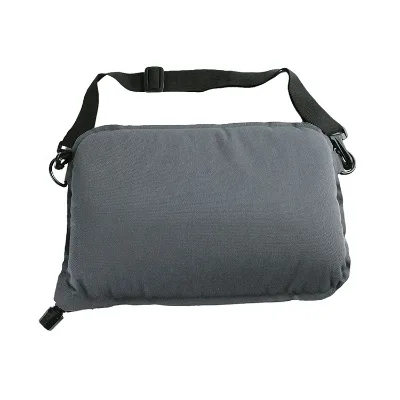 Portable Self-Inflating Cotton Pillow for Camping Travel High Elasticity Outdoor Inflatable Pillow Comfortable with Air Filling