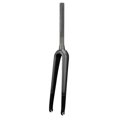 TOSEEK Gravel Bike Carbon Fork 700C*45Cmm QR 9x100mm Tapered Flat Mount Disc Lightweight All Terrain Cyclocross Endurance Racing