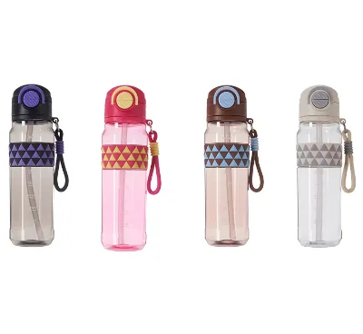 Sport BPA-Free Leakproof Portable 550ml / 750ml / 900ml PC Fitness Gym Travel Water Bottle