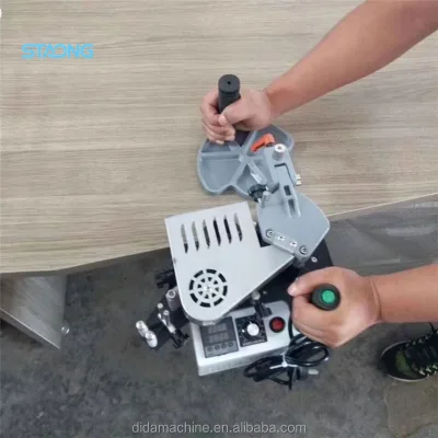 Guangzhou Trade Round Manual 45 Degree Counter Curve Handheld Hand Curved Mini Portable Edge Banding Machine