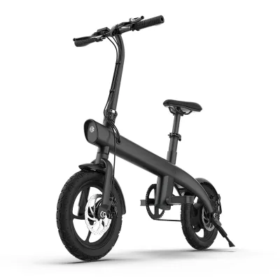 Hot Sale 36V 250W Electric Bike Scooter Red 14-Inch Foldable Bicycle Rear Hub Motor Aluminum Alloy Frame 3-Speed Disc Brake Max