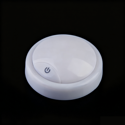 Modern ABS LED Medium Size 9.5cm Puck Light-Battery Operated Wireless High CRI 95 Eco-Friendly 50000 Hours Lifespan White 2-Year