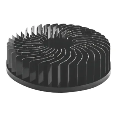 100w 500w Cnc Machining Aluminum Extruded Round Pin Fin Radial Circular Heat Sink for 250mm Cob Leds Sunflower Heatsink