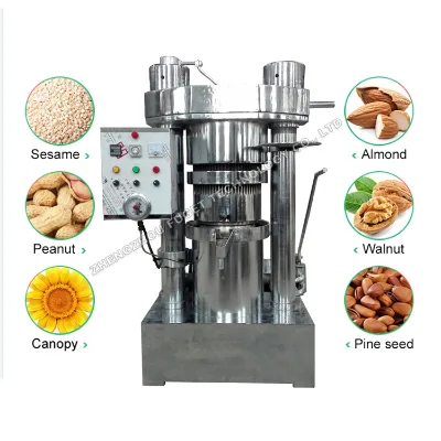 Fully Automatic Hydraulic Cooking Oil Sesame Walnut Olive Cold Press Oil Expeller Machine