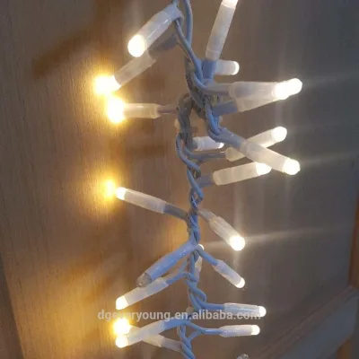 Waterproof IP65  Rubber Decoration Chain Cluster Fairy   LED Lights  for  Holiday Wedding Party Christmas Shopping Mall
